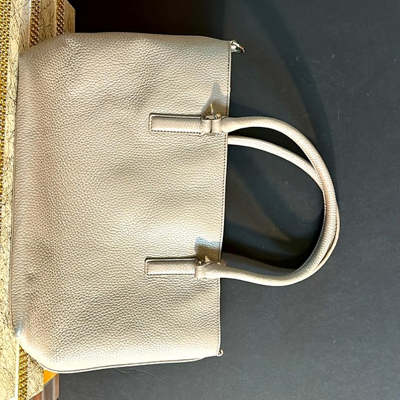 Tory Burch Taupe Thea Satchel EUC - Picture 3 of 5